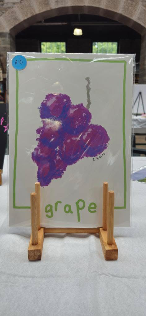 Grape Print A4