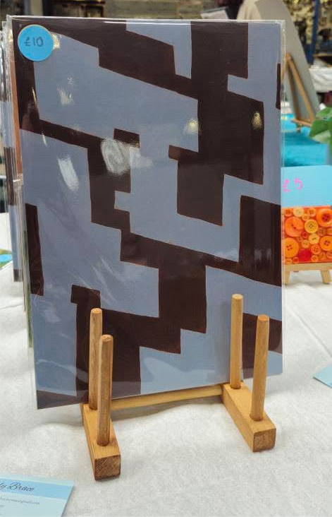 Duo tone Abstract Print