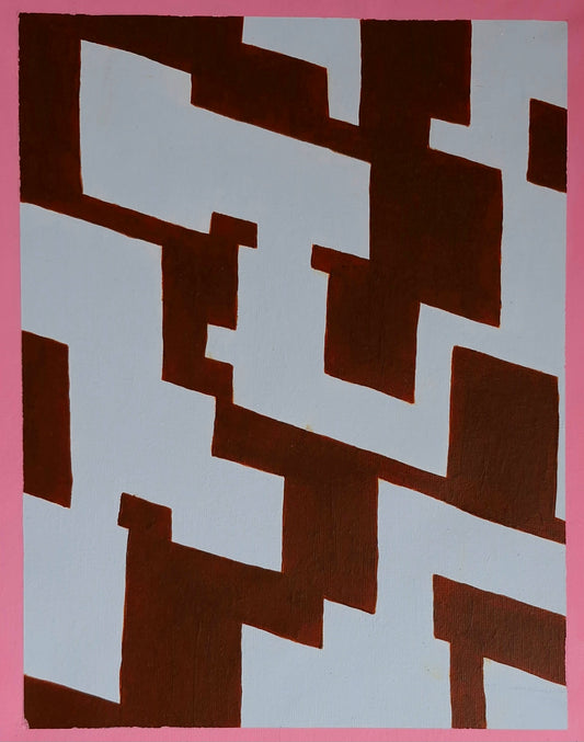 Duo tone Abstract Print
